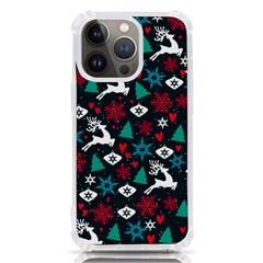 Holiday Season Pattern December Happy Holidays Merry Christmas Winter Family Festive New Year Iphone 13 Pro Tpu Uv Print Case by Maspions