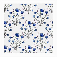 Flowers Seamless Pattern Victorian Medium Glasses Cloth