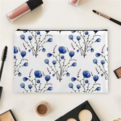 Flowers Seamless Pattern Victorian Cosmetic Bag (large)