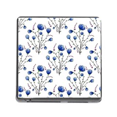 Flowers Seamless Pattern Victorian Memory Card Reader (square 5 Slot)