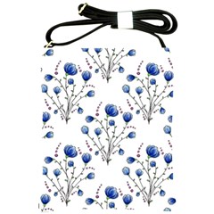 Flowers Seamless Pattern Victorian Shoulder Sling Bag