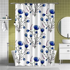 Flowers Seamless Pattern Victorian Shower Curtain 48  X 72  (small) 