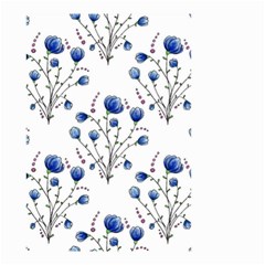 Flowers Seamless Pattern Victorian Small Garden Flag (two Sides)