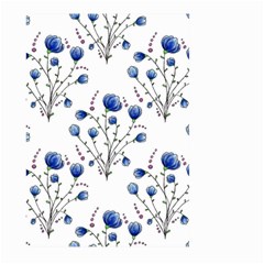 Flowers Seamless Pattern Victorian Large Garden Flag (two Sides)