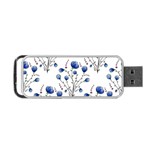 Flowers Seamless Pattern Victorian Portable USB Flash (One Side) Front