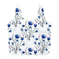 Flowers Seamless Pattern Victorian Full Print Recycle Bag (l) by Maspions