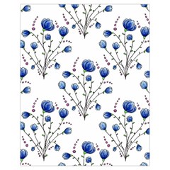 Flowers Seamless Pattern Victorian Drawstring Bag (small)