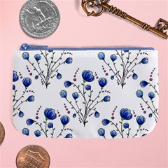 Flowers Seamless Pattern Victorian Large Coin Purse