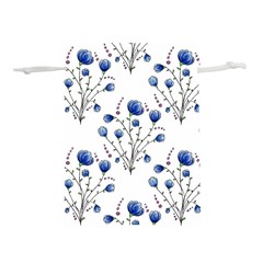 Flowers Seamless Pattern Victorian Lightweight Drawstring Pouch (l)