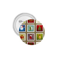 Christmas Stamp Pattern 1.75  Buttons