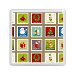 Christmas Stamp Pattern Memory Card Reader (Square)