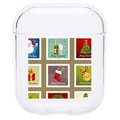 Christmas Stamp Pattern Hard PC AirPods 1/2 Case