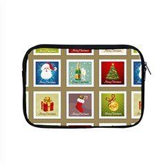 Christmas Stamp Pattern Apple Macbook Pro 15  Zipper Case