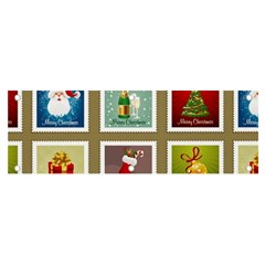 Christmas Stamp Pattern Banner and Sign 6  x 2 