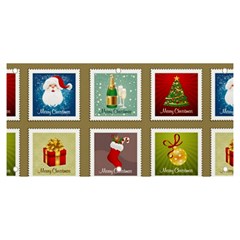 Christmas Stamp Pattern Banner and Sign 6  x 3 