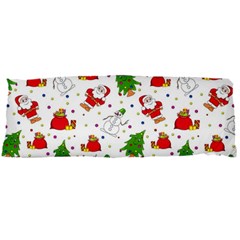 Christmas Pattern  Trees Santa Body Pillow Case Dakimakura (two Sides) by Maspions