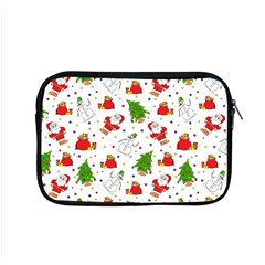 Christmas Pattern  Trees Santa Apple Macbook Pro 15  Zipper Case