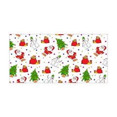 Christmas Pattern  Trees Santa Yoga Headband by Maspions