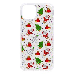 Christmas Pattern  Trees Santa Iphone 13 Tpu Uv Print Case by Maspions