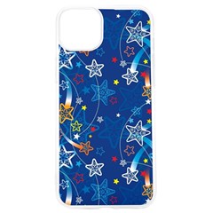 Christmas Stars Pattern Star Iphone 15 Pro Tpu Uv Print Case by Maspions