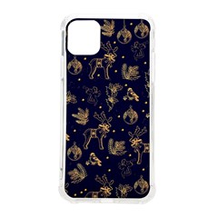 Christmas Pattern Gold December  Happy Holidays Merry Christmas Winter Family Festive Gold New Year Iphone 11 Pro Max 6 5 Inch Tpu Uv Print Case by Maspions