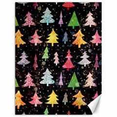 Fun Christmas Trees Adoxali Scandinavian Artistic Background Pattern Canvas 18  X 24  by Maspions