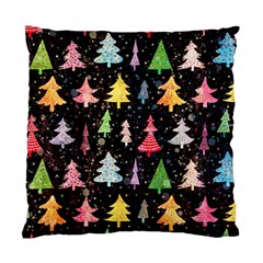 Fun Christmas Trees Adoxali Scandinavian Artistic Background Pattern Standard Cushion Case (one Side) by Maspions