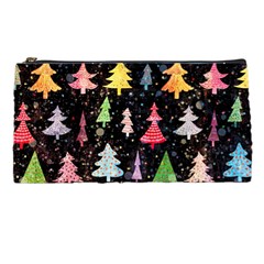 Fun Christmas Trees Adoxali Scandinavian Artistic Background Pattern Pencil Case by Maspions