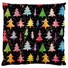 Fun Christmas Trees Adoxali Scandinavian Artistic Background Pattern Standard Premium Plush Fleece Cushion Case (one Side) by Maspions