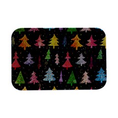 Fun Christmas Trees Adoxali Scandinavian Artistic Background Pattern Open Lid Metal Box (silver)   by Maspions