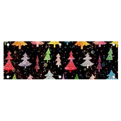 Fun Christmas Trees Adoxali Scandinavian Artistic Background Pattern Banner And Sign 6  X 2  by Maspions