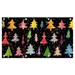 Fun Christmas Trees Adoxali Scandinavian Artistic Background Pattern Banner And Sign 7  X 4  by Maspions