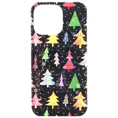 Fun Christmas Trees Adoxali Scandinavian Artistic Background Pattern Iphone 15 Pro Max Black Uv Print Pc Hardshell Case by Maspions