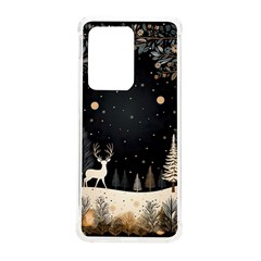 Christmas Winter Xmas Scene Nature Forest Tree Moon Samsung Galaxy S20 Ultra 6 9 Inch Tpu Uv Case by Apen