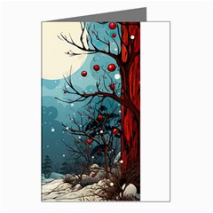 Christmas Frame Border Greeting Cards (pkg Of 8) by Apen