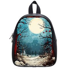 Christmas Frame Border School Bag (small)