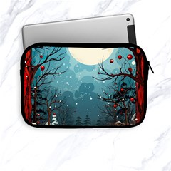 Christmas Frame Border Apple Ipad Mini Zipper Cases by Apen