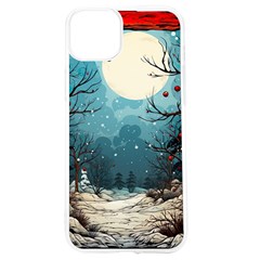 Christmas Frame Border Iphone 15 Tpu Uv Print Case by Apen