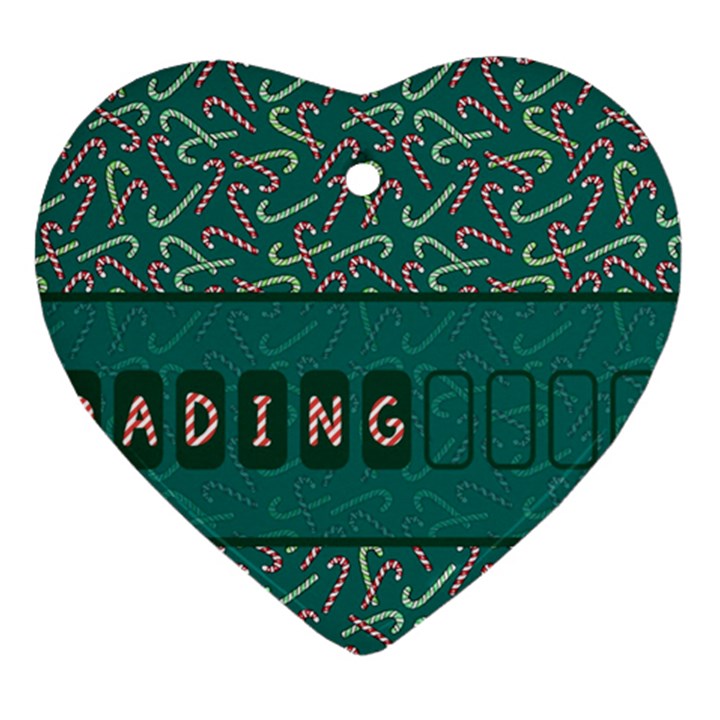 Advent Christmas Time Pre Christmas Time Ornament (Heart)