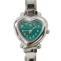 Advent Christmas Time Pre Christmas Time Heart Italian Charm Watch by Apen