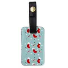 Christmas Pattern Luggage Tag (one Side) by Apen