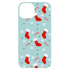 Christmas Pattern Iphone 14 Black Uv Print Case