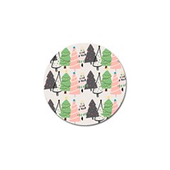 Christmas Trees Icons Golf Ball Marker (10 Pack) by Apen