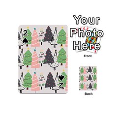 Christmas Trees Icons Playing Cards 54 Designs (mini)