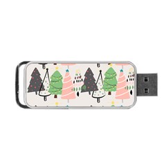 Christmas Trees Icons Portable Usb Flash (one Side) by Apen