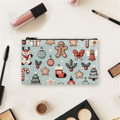 Christmas Cartoon Pattern Cosmetic Bag (small) by Apen