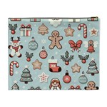 Christmas Cartoon Pattern Cosmetic Bag (XL) Back