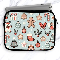 Christmas Cartoon Pattern Apple Ipad 2/3/4 Zipper Cases by Apen