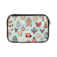 Christmas Cartoon Pattern Apple Ipad Mini Zipper Cases by Apen