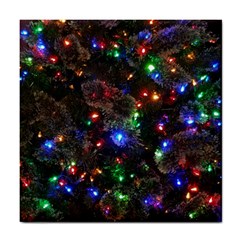 Christmas Lights Tile Coaster